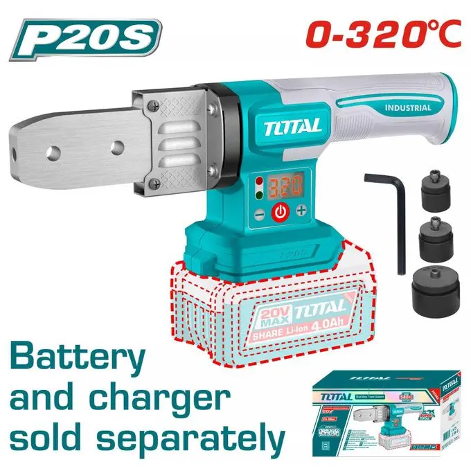 TOTAL CORDLESS PLASTIC TUBE WELDING TOOL 20V - TWTLI2018