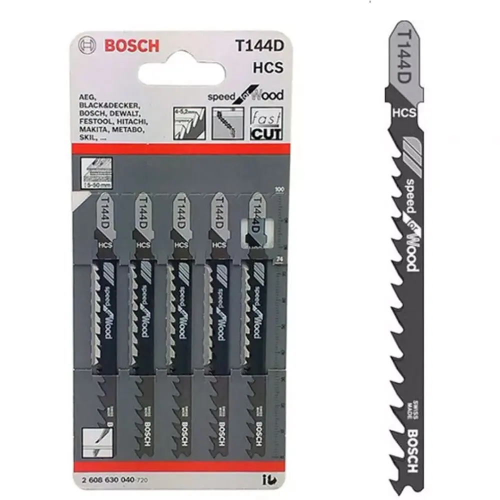 BOSCH SAW BLADE 5PC SET WOOD T144D - 2608630040