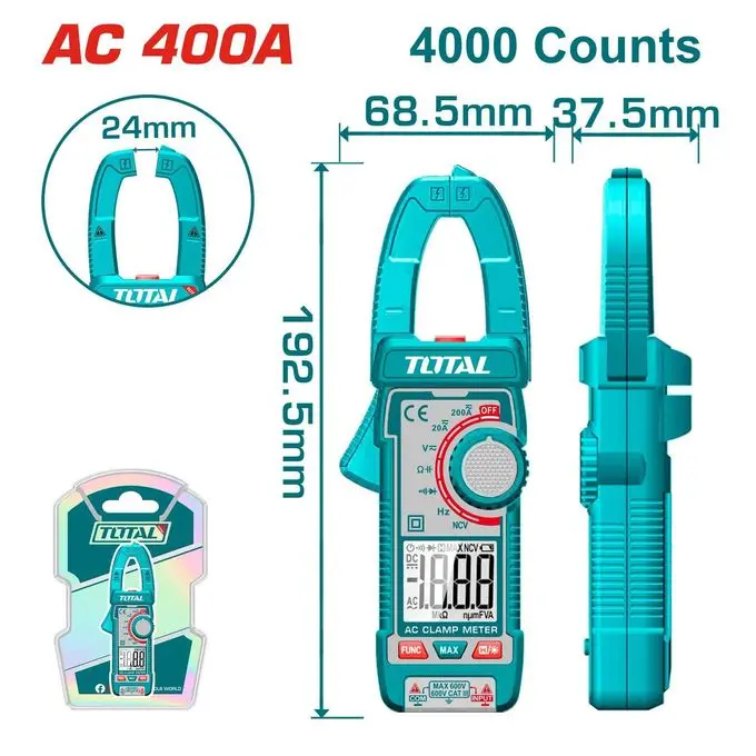 DIGITAL AC CLAMP METER AC400A - TMT762001