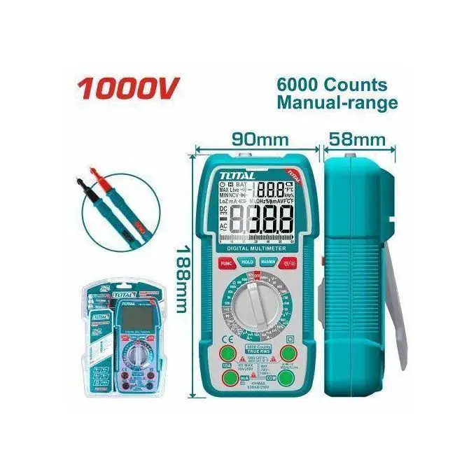 DIGITAL MULTIMETER 1000V TOTAL - TMT5310002