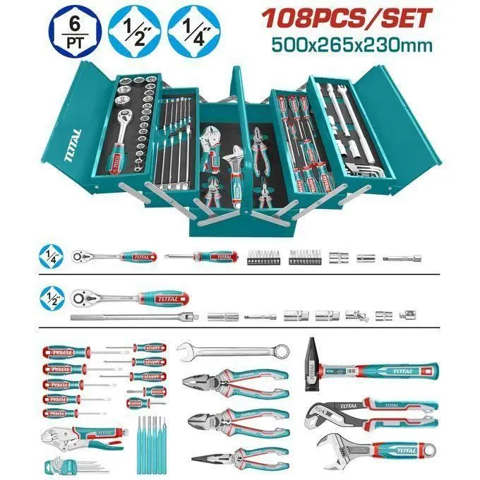108PCS TOOL CHEST SET TOTAL - THTCS121081