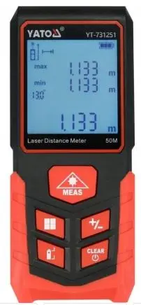 LASER DISTANCE METER 50M YATO - YT731251