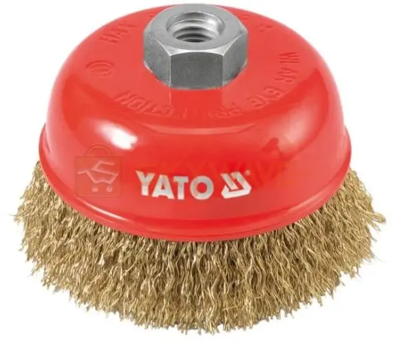 YATO WIRE CUP BRUSH 100MM M14 - YT4766