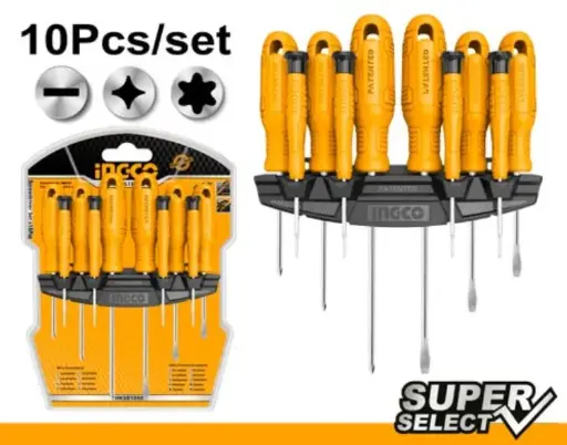 [HKSD1058] 10PCS SCREWDRIVER SET HKSD1058