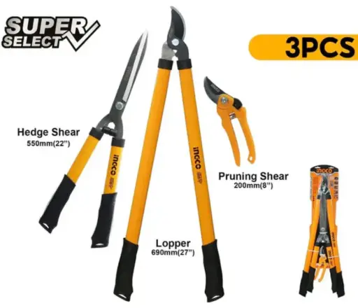 [HLT78033] 3PCS GARDEN SHEAR SET - HLT78033