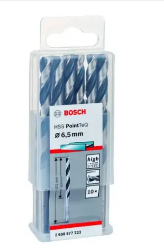 [2608577233] Bosch Twist Drill Bit pointeq 6.5mm