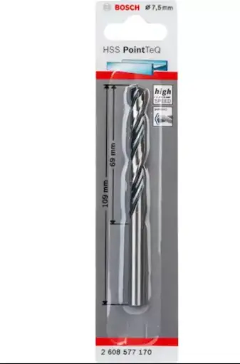 [2608577243] Bosch Twist Drill Bit pointeq 7.5mm