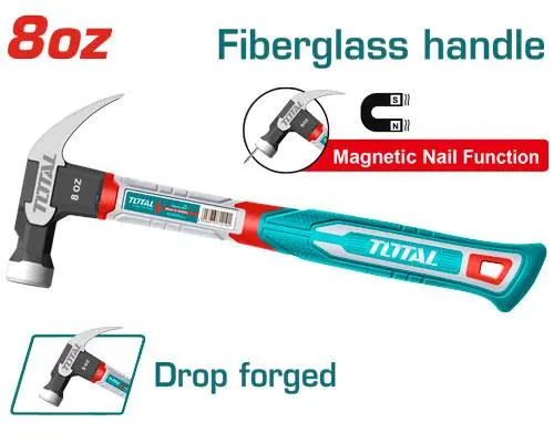 [THCH61008] CLAW HAMMER 8OZ TOTAL - THCH61008