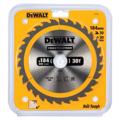 [DT1942-QZ] DISC CIRCULAR SAW 184*30MM*30T DT1942-QZ