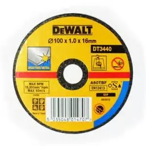 [DT3440-QZ] DISC STAINLESS STEEL/INOX 100*1*16MM DT3440-QZ