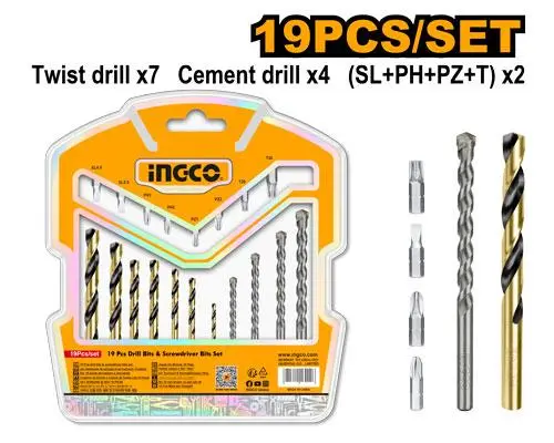 [AKSDB1901] DRILL BIT & SCREWDRIVER BIT SET AKSDB1901
