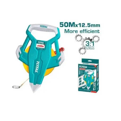 [TMTF13506/12506] FIBRE GLASS MEASURING TAPE 50X12.5MM TOTAL - TMTF13506/12506