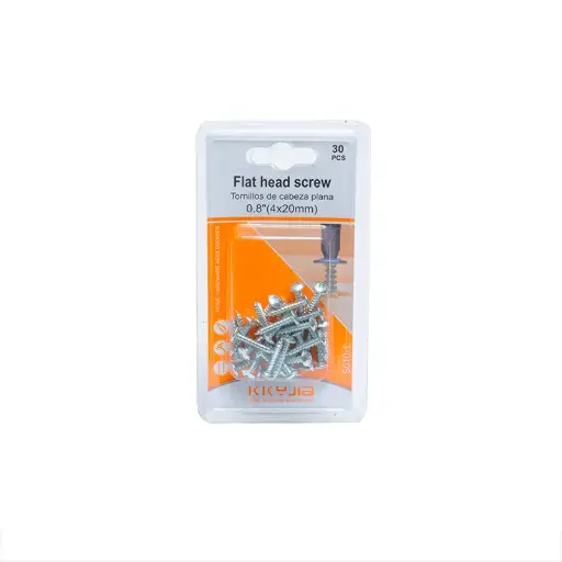 [S010-1] FLAT HEAD SCREWS 0.8 (4X20MM)