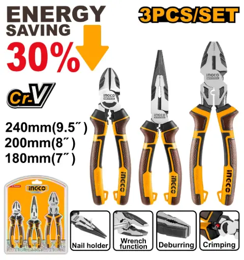 [HKHLPS2832] HIGH LEVERAGE PLIERS SET - HKHLPS2832