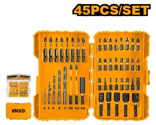 [AKDL24502] IMPACT SCREWDRIVER BIT SET 45PC AKDL24502