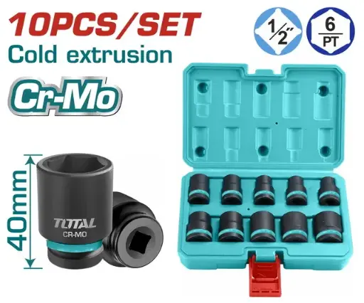 [THISTD12101] IMPACT SOCKET 10PC SET 1/2'' - THISTD12101