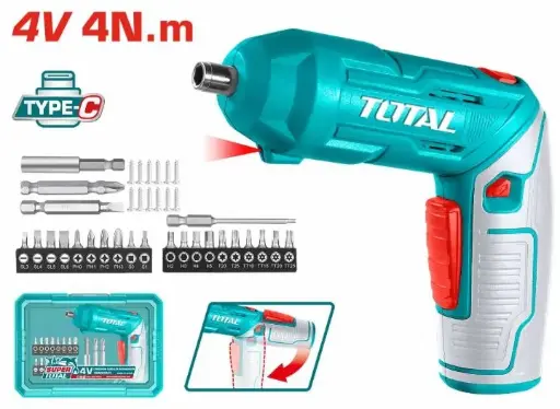[TSDLI0442] LI-ION CORDLESS SCREWDRIVER TOTAL - TSDLI0442