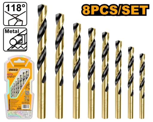 [AKDB0801] METAL TWIST DRILL BITS SET AKDB0801