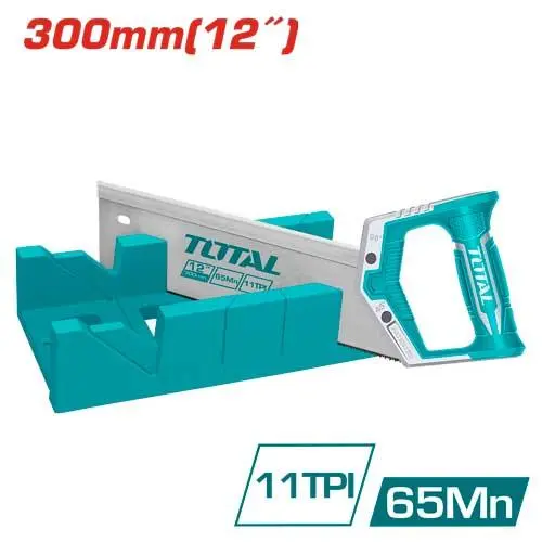 [THT59126] MITRE BOX & BACK SAW SET TOTAL - THT59126
