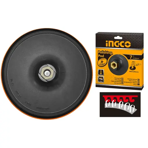 [APP0111801] POLISHING PAD 7'' WITH FLANGE - APP0111801