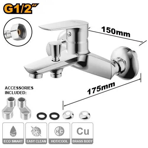 [HSLBM31001] SINGLE LEVER BATH SHOWER MIXER INGCO - HSLBM31001