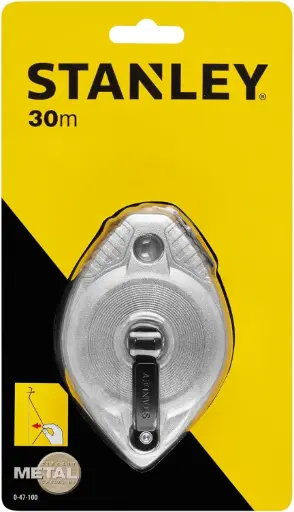[0-47-100] STANLEY CHALK LINE REEL WITH ALUMINIUM CASE 30M 0-47-100