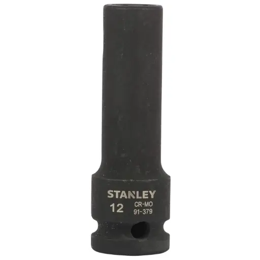 [91-379] STANLEY IMPACT SOCKET 1/2"DR DEEP 12MM 91-379