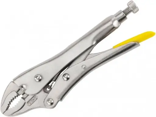 [0-84-809] STANLEY LOCKING PLIERS CURVED JAW 225MM 0-84-809