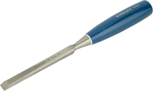 [0-16-545] STANLEY WOOD CHISEL BLUE HANDLE ( 5002 ) 10MM (3/8" 0-16-545