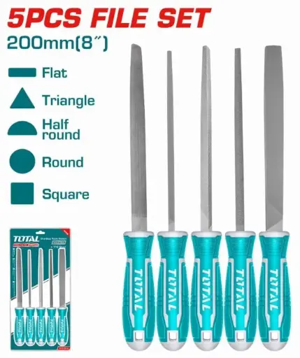 [THT918516] STEEL FILE SET 5PCS -TOTAL - THT918516