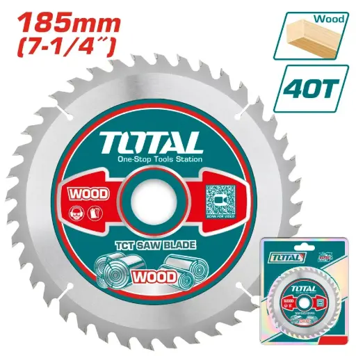 [TAC231415] TCT SAW BLADE 185MM X 40T TOTAL -  TAC231415