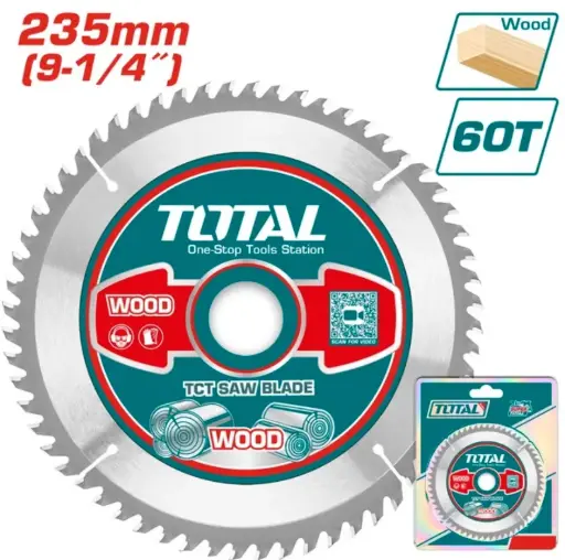 [TAC231623] TCT SAW BLADE 235MM X 60T TOTAL -  TAC231623