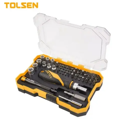[HTT20187] TOLSEN 56PCS BIT & SOCKET SET
