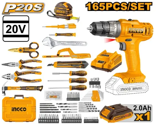 [HKTHP11651] TOOLS SET 165PCS - HKTHP11651