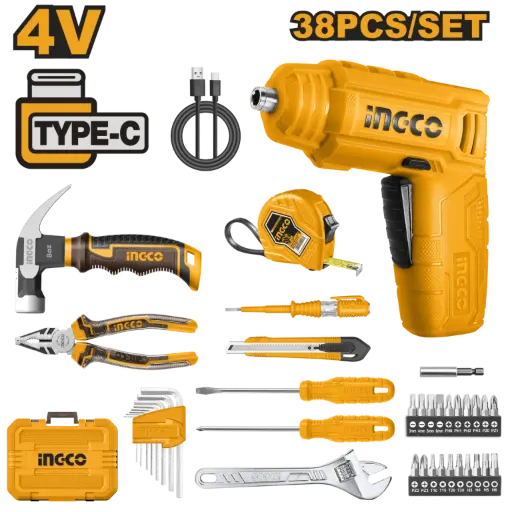 [HKTHP10381] TOOLS SET 38PCS - HKTHP10381