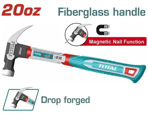 [THT73206/THCH61020] TOTAL CLAW HAMMER 20OZ THT73206/THCH61020