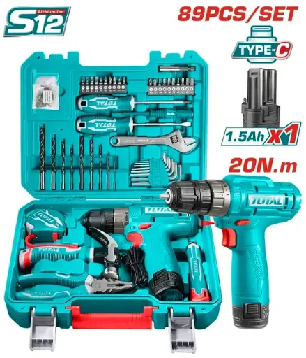 [THKTHP10892] TOTAL TOOL SET 89PC - THKTHP10892