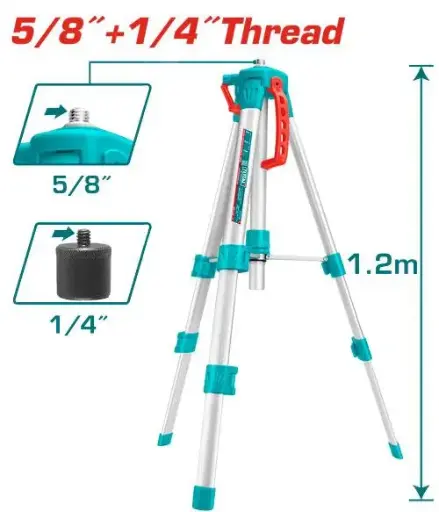 [TLLT01152] TRIPOD FOR LASER LEVELS - TOTAL - TLLT01152