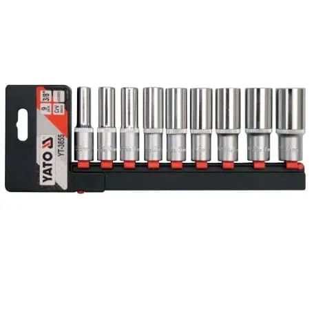 [YT3855] YATO 3/8'' SOCKET SET 9PCS - YT3855