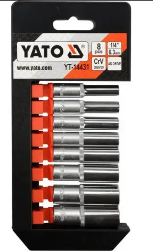 [YT14431] YATO SOCKET SET 1/4'' 8PCS - YT14431