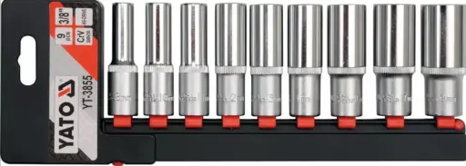 [YT3855] YATO SOCKET SET 3/8'' 9PCS - YT3855