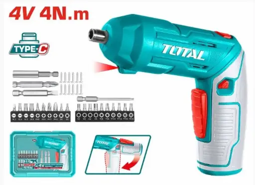 [TSDLI04062] LI-ION CORDLESS SCREWDRIVER TOTAL - TSDLI04062