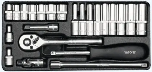 [YT14421] YATO SOCKET SET 1/4'' 23PCS - YT14421
