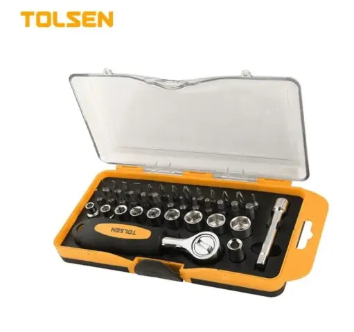 [HTT20036] TOLSEN 41PCS BITS & SOCKET SET - HTT20036