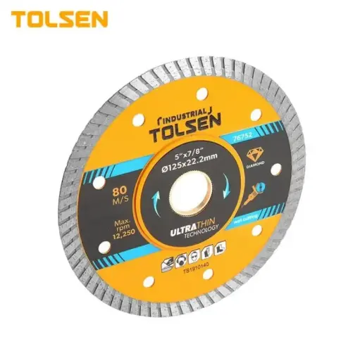 [HTT75751] TOLSEN INDUSTRIAL ULTRATHIN DIAMOND DISC 115X22.20MM - HTT75751